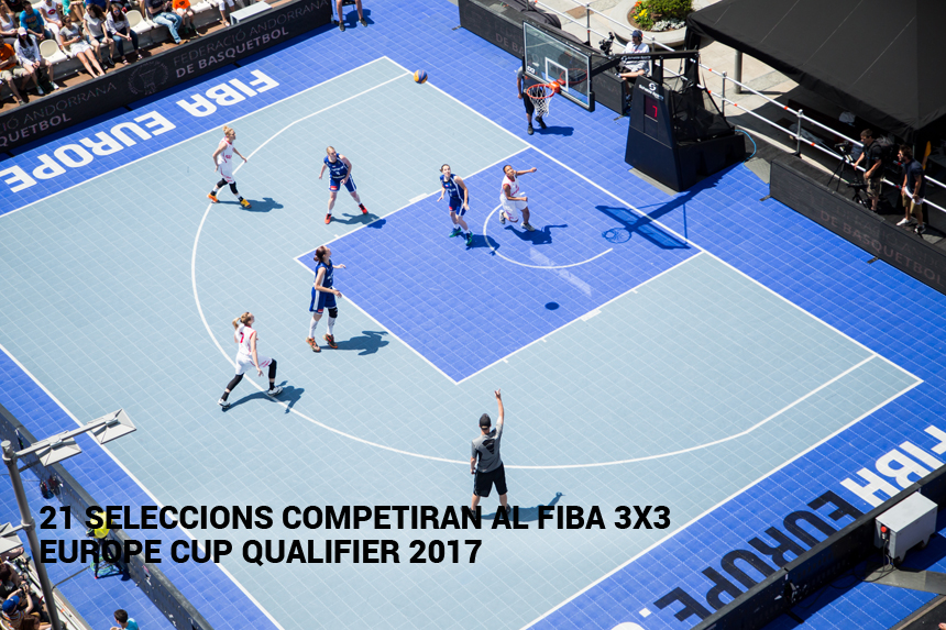 21 seleccions competiran al FIBA 3x3 Europe Cup Qualifier 2017