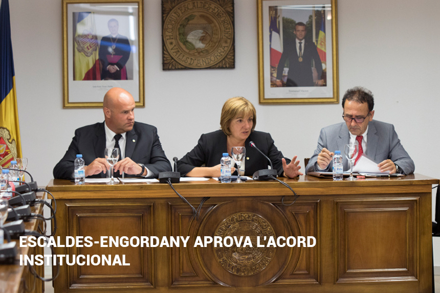 Escaldes-Engordany aprova l’acord institucional