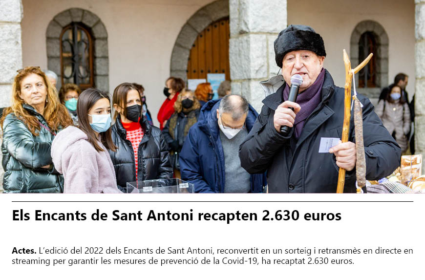 Els Encants de Sant Antoni recapten 2.630 euros