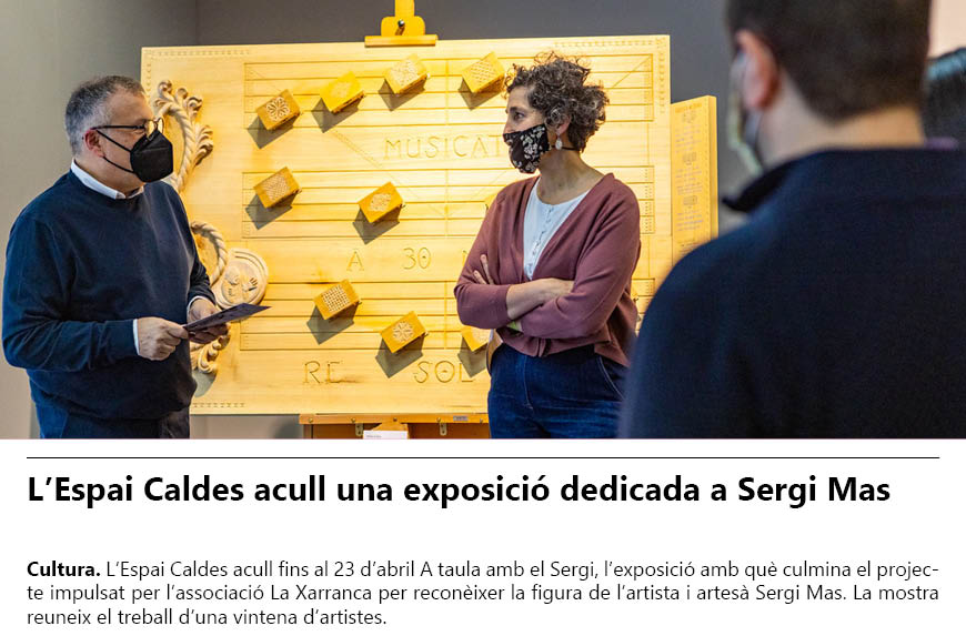 L’Espai Caldes acull una exposició dedicada a Sergi Mas